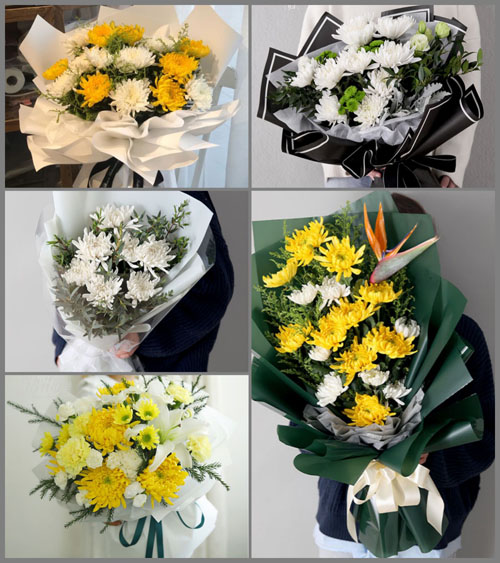贵州毕节市七星关区野角乡元华村白事花束代送